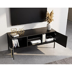 Avis Bestmobilier Felicia - meuble tv - noir - 120 cm