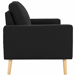 Acheter Maison Chic Canapé à 2 places,Sofa de Salon,Canapé droit Noir Tissu -GKD546517