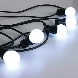 guirlande à led - longueur 10 mètres - raccordables - 230v - blanc - festilight 50352-1-b0