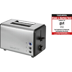 Avis Grille Pain Toaster 2 fentes inox, 850, Argent, Clatronic, TA 3620