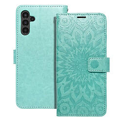 etui forcell mezzo book pour samsung a13 5g mandala vert