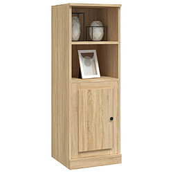 Avis vidaXL Buffet haut chêne sonoma 36x35,5x103,5 cm bois d'ingénierie