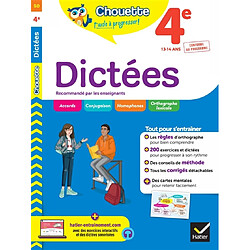 Dictées 4e, 13-14 ans : conforme au programme