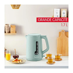 MOULINEX Bouilloire électrique 1.7 L, Indicateur 1 tasse, Filtre anticalcaire, Arret auto, Boule a thé incluse, Morning BY2M13