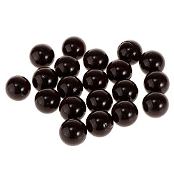 20x 16mm billes de verre clair enfants jeu jouet vase aquarium décor noir