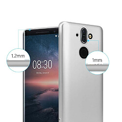 Cadorabo Coque Nokia 8 Sirocco Etui en Argent pas cher