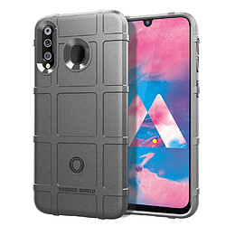 Wewoo Coque Souple Housse en silicone à couverture totale pour de protection antichoc Galaxy M30 Gris