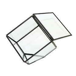 récipient de terrarium de verre cube de planteur succulent géométrique pas cher