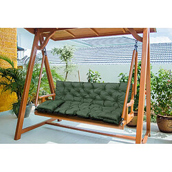 Ensemble de coussins de jardin AIO vert 100x60x50cm + 2 coussins 42 x 42 cm