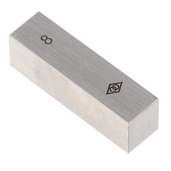 Mesure de jauge de bloc en acier simple Calibre de bloc standard spécial jauge 8 mm