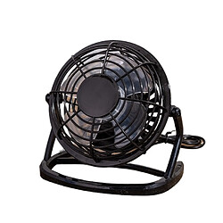 (balck) Mini Ventilateur de Bureau USB Petit Refroidisseur Personnel Silencieux Ventilateur de Table Portable Alimenté par USB