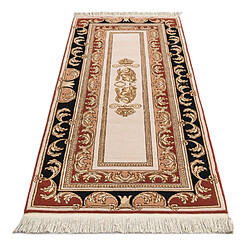 Avis Vidal Tapis de couloir en laine 201x84 beige Darya