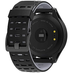 Chrono Montre de sport, Fitness Tracker , Smartwatch Moniteur de fréquence cardiaque et de sommeil avec écran couleur, podomètre étanche et compteur de calories pour Android iOS(Gris)