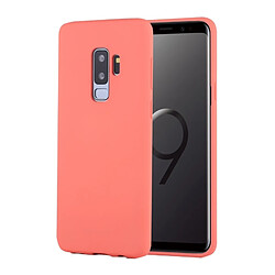 Wewoo Coque Magenta pour Samsung Galaxy S9 + TPU Antidéveloppement Protection Arrière Couverture Souple MERCURE SOFT FEELING