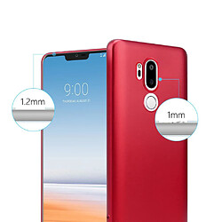 Cadorabo Coque LG G7 ThinQ / FIT / ONE Etui en Rouge pas cher