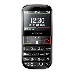 Téléphone Portable emporia HP01206 Noir Noir/Gris 8 GB RAM (Reconditionné A)