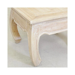 Avis Aubry Gaspard Table basse en acajou blanchi OPIUM 60 x 60.