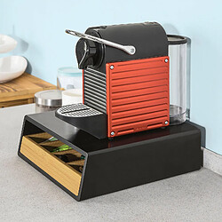 SoBuy FRG280-SCH Coffee Pod Capsule Teabags Drawer Box Holder Cabinet Nespresso