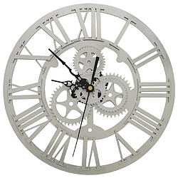 vidaXL Horloge murale Argenté 30 cm Acrylique