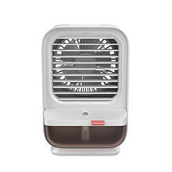 Mini Ventilateur De Bureau USB, 3 Vitesses, Bruit Réduit, Ventilateur Puissant Pour Bureau à Domicile Blanc