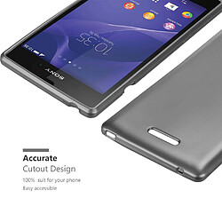 Cadorabo Coque Sony Xperia T3 Etui en Gris pas cher