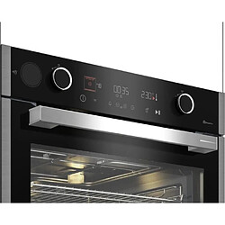 Acheter Four encastrable pyrolyse GRUNDIG - GEBD19401BPH - inox - porte froide - 72 L