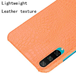 Acheter Wewoo Coque Rigide Pour Huawei Honor Play 3 Antichoc Crocodile Texture PC + PU Case Orange