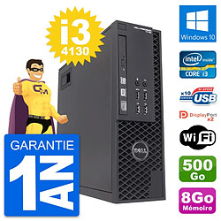 PC Dell Precision T1700 SFF Intel i3-4130 RAM 8Go Disque 500Go Windows 10 Wifi - Occasion