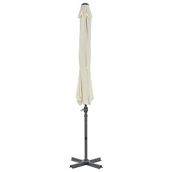 Avis Maison Chic Parasol Jardin | Parasol avec base portable Sable - GKD25262