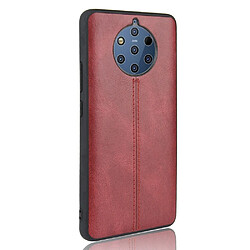 Avis Wewoo Coque Pour Nokia 9 PureView antichoc couture peau de vache motif PC + PU + TPU Case rouge