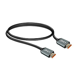 Câble HDMI 2.1 8K 120Hz Ultra HD avec Ethernet Longueur 1.5m HD-8K15 LinQ Noir