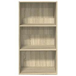 Avis vidaXL Bibliothèque chêne sonoma 60x30x114 cm bois d'ingénierie