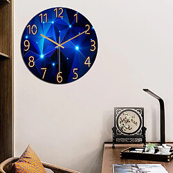 Horloge Murale Suspendue Moderne Horloges En Verre De Quartz De Qualité Silencieuse Sans Coutil D pas cher