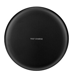 Wewoo Chargeur sans fil noir pour iPhone X & 8 & 8 Plus, Galaxy S8 et S8 +, Huawei, Xiaomi, LG, Nokia, Google autres Smartphones 9V 1A Sortie Ronde Qi Standard Rapide Sans Fil, Longueur du Câble: 1m,