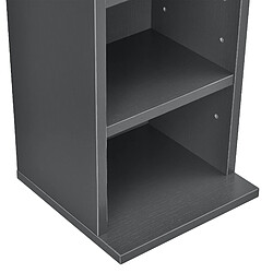 Acheter Helloshop26 Tour étagère CD / DVD rangement stockage armoire haut 175 cm MDF gris 03_0004501