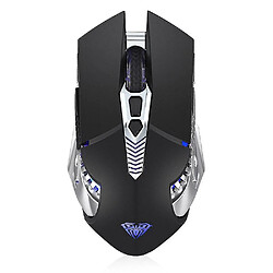 Universal Souris de jeu rechargeable avec boutons latéraux 3 modes (BT5.0, BT3.0 et 2.4g) mause ergonomique pour PC