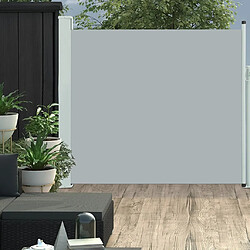 Maison Chic Auvent latéral rétractable de balcon | Store extérieur | Auvent solaire de patio 170x300 cm Gris -GKD26591