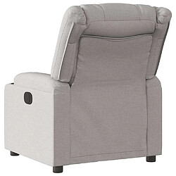 Acheter vidaXL Fauteuil inclinable gris nuage tissu