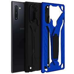 Avizar Coque Galaxy Note 10 Protection Bi-matière Antichoc Fonction support bleu pas cher