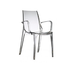 Scab Fauteuil Lot de 2 fauteuils Vanity transparent