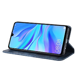 Avis Wewoo Housse Coque Étui en cuir à boucle magnétique avec rétro pour Crazy Horse Texture horizontale Galaxy M30avec support et fentes cartes et cadre photo Bleu