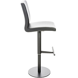 Avis Non Tabouret de bar Cadiz simili cuir noir