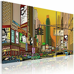 Paris Prix Tableau Imprimé Cartoon NYC 40 x 60 cm