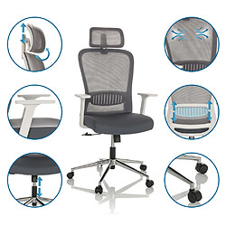 Avis Chaise de bureau / Fauteuil de direction BELAIA W Maille / Tissu gris hjh OFFICE