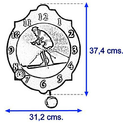 IMEX EL ZORRO 11343 Montre Skieur 374 x 312 mm