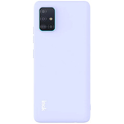 Coque en TPU sensation de peau couleur souple violet pour votre Samsung Galaxy A51 5G SM-A516