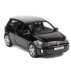 Universal (Golf GTI - Noir) 1: 36 de GT-R R34 modèle de voiture de sport en alliage, simulant le métal tiré en arrière modèle jouet pour les enfants cadeaux