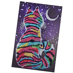 Peinture de diamant de chats formée spéciale de bricolage 5D de points de croix Crafts Home Decors pas cher