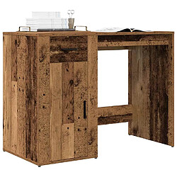 vidaXL Bureau vieux bois 100x49x75 cm bois d'ingénierie