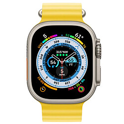 Bracelet Ocean Extension pour Apple Watch - Taille XL - Jaune